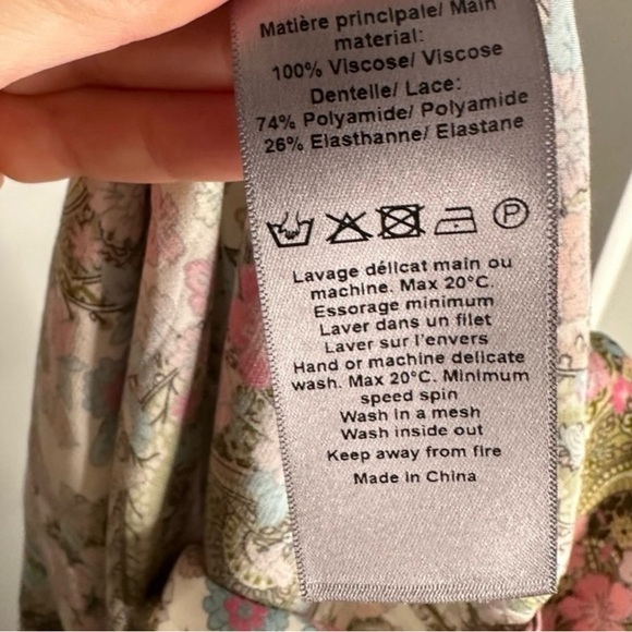 NWT Zadig & Voltaire Jeudie floral-print skirt SZ FR 38, Medium, US size 6 - Picture 7 of 8